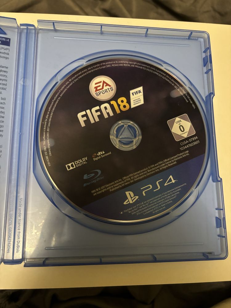 Gra Fifa 18 konsola PS4