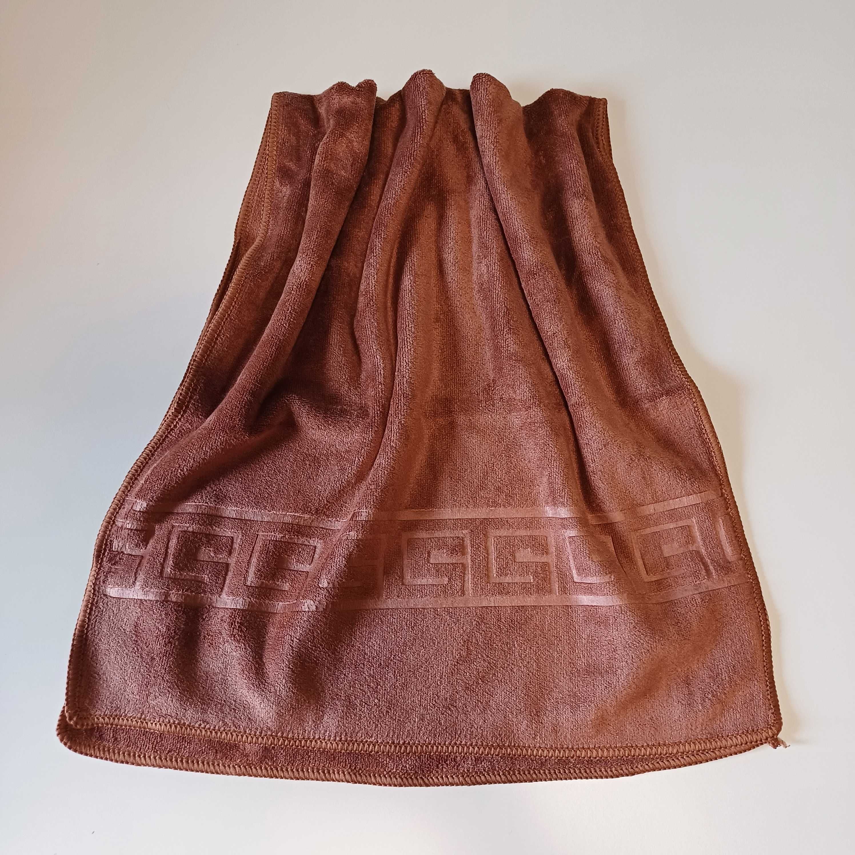 Ręcznik z mikrofibry GRECKI WZÓR 70x140cm bardzo miękki i chłonny