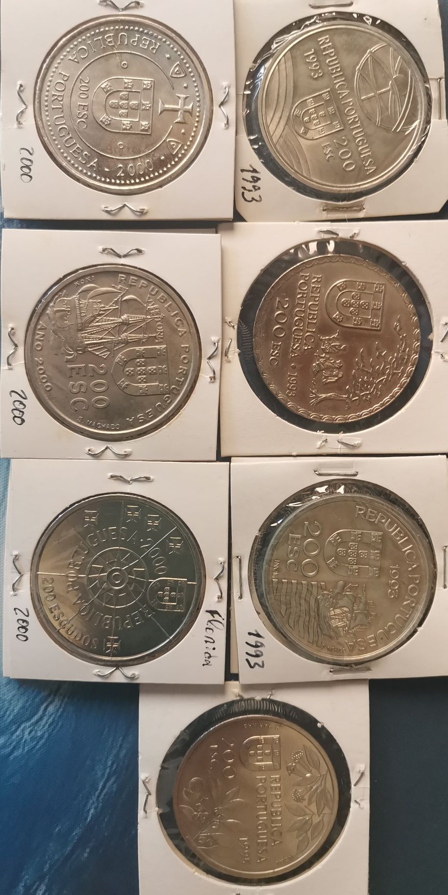 Moedas de escudos dos Descobrimentos