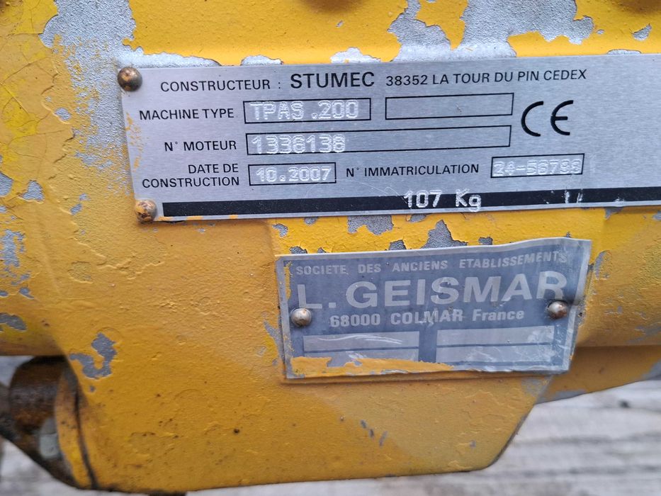 Zakrętarka kolejowa Geismar TPAS 200