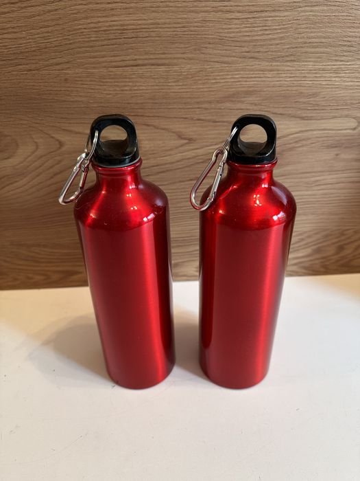 Zestaw dwóch butelek bidon czerwony