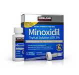 NOVA IMAGEM - KIRKLAND MINOXIDIL 60ml barba cabelo ORIGINAL / roller
