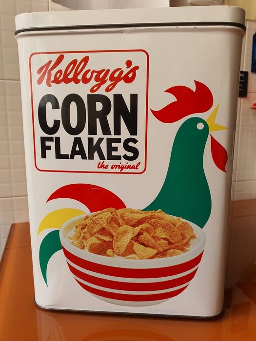 2 Latas Vinted de Colecção da Kellogg!'s: Corn Flakes e Rice Krispies