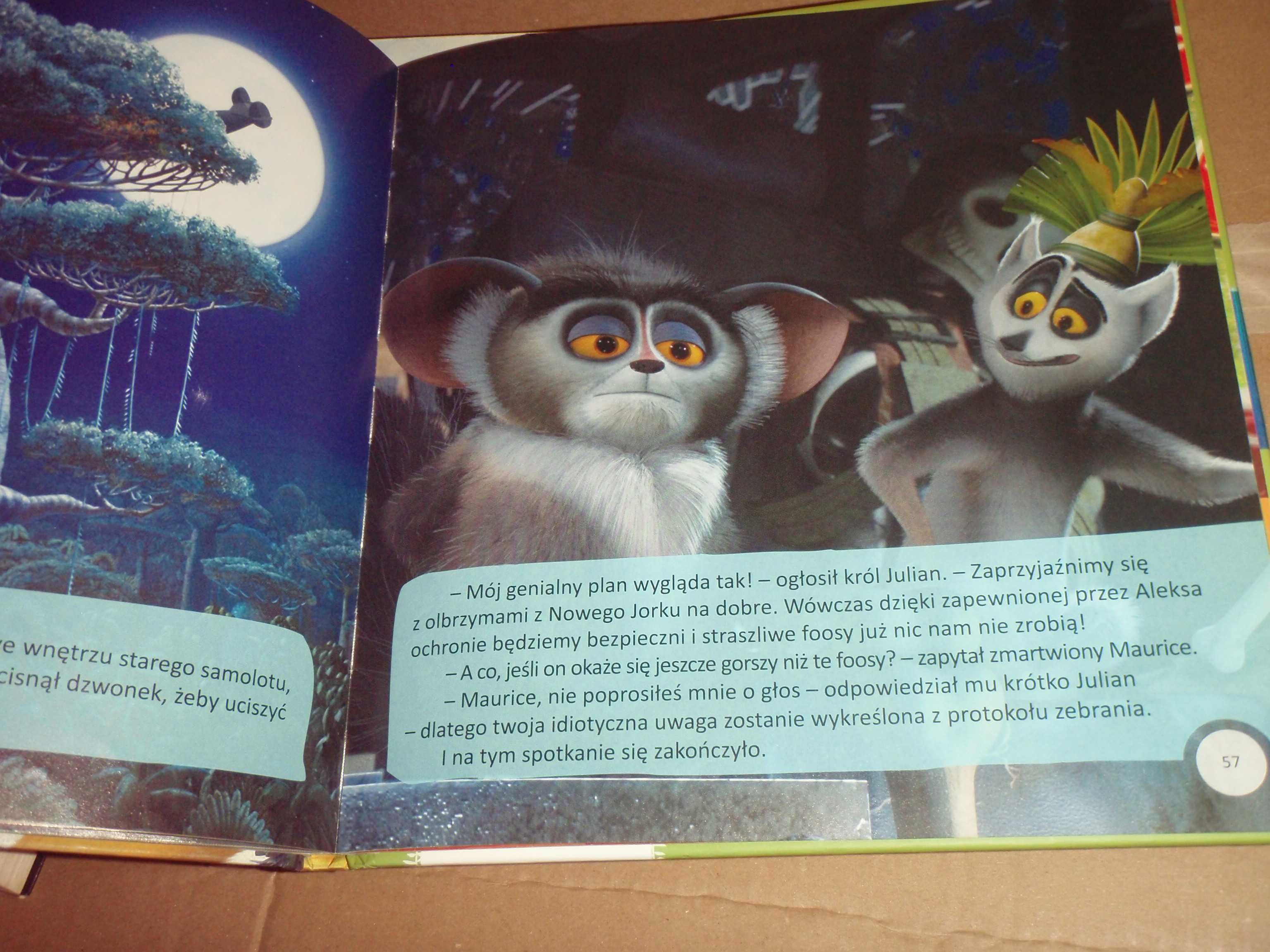 MADAGASKAR - film na DVD + książka - super zestaw