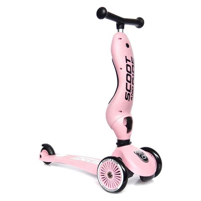Самокат-беговел Scoot&Ride Highwaykick 1 розовый