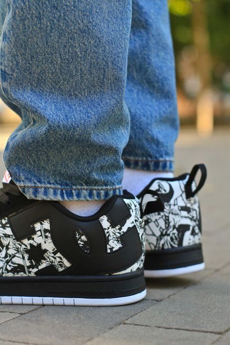 !SALE! DC Shoes Court Graffik Marvel Black/White 40 41 42 43 44 45 дс