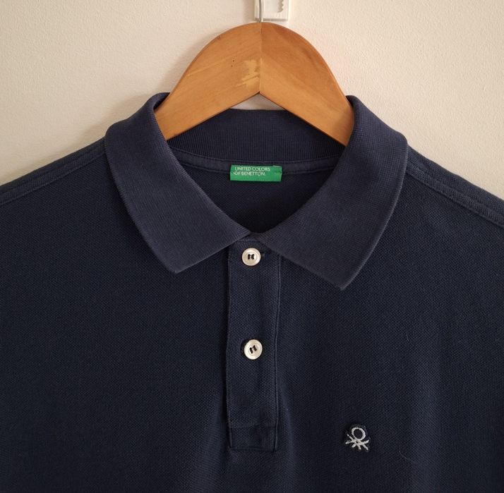 Polo slim fit em algodão puro Benetton - 13/14Anos