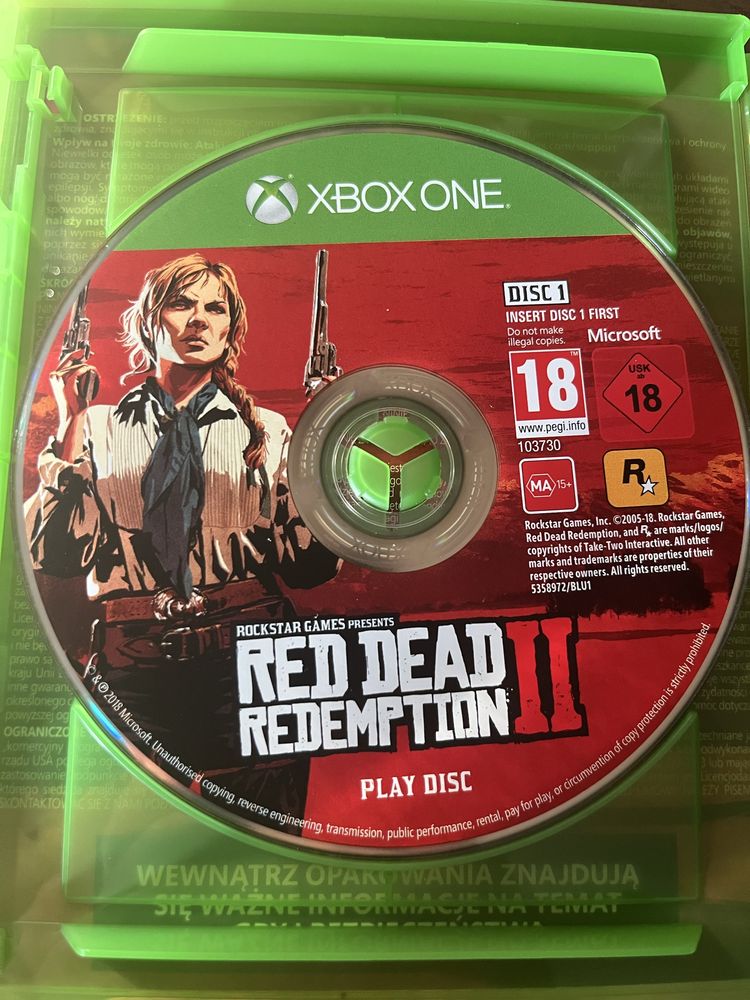 Gra Red Dead Redemption II na konsole Xbox one
