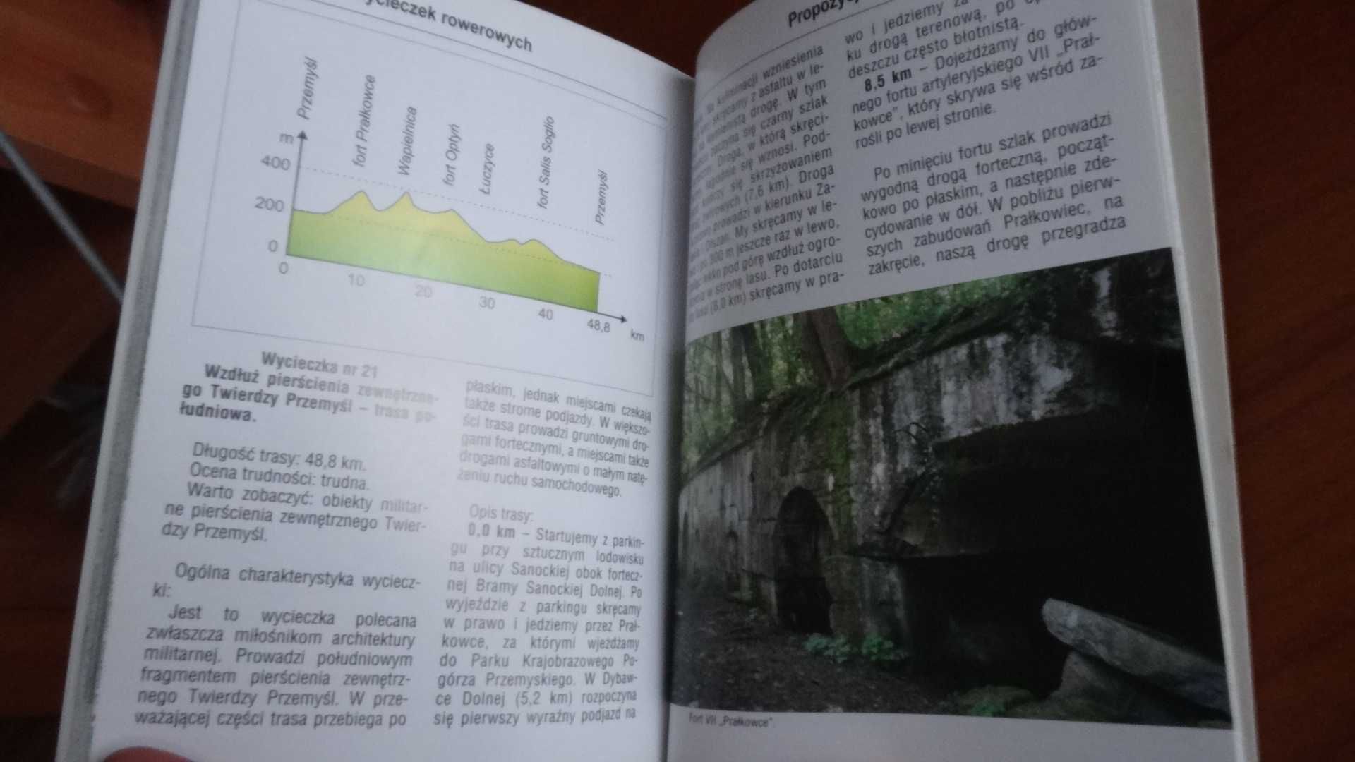Przewodnik rowerowy "Rowerem po Ziemi Przemyskiej" NOWY + GRATIS mapa