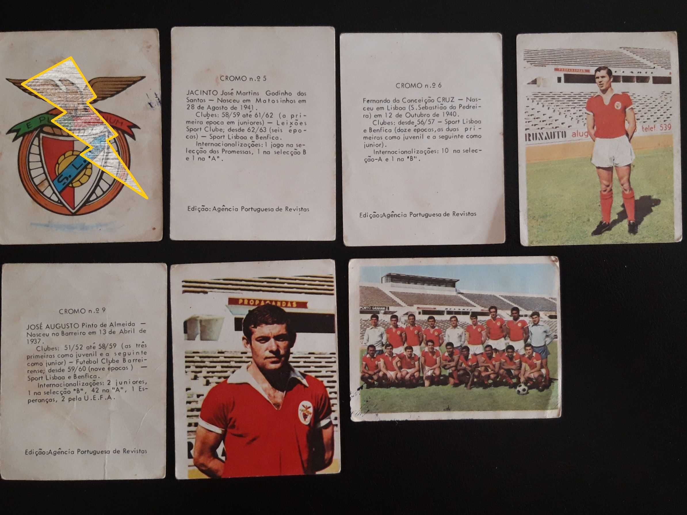 Cromos SL Benfica 1967/68