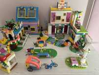 Duży zestaw Lego Friends m.in. Szkola, Centrum Ratunkowe dla psów