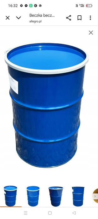 Beczki metalowe 200l