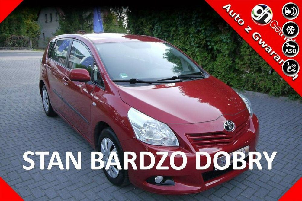Toyota Verso 1.6 benzyna Stan b.dobry 100%Bezwypadkowy z Niemiec Gwarancja 12m-cy