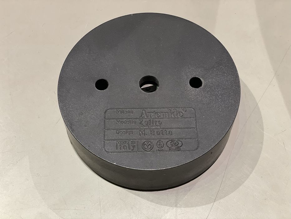 Artemide Zefiro lampa sufitowa Mario Botta 1984