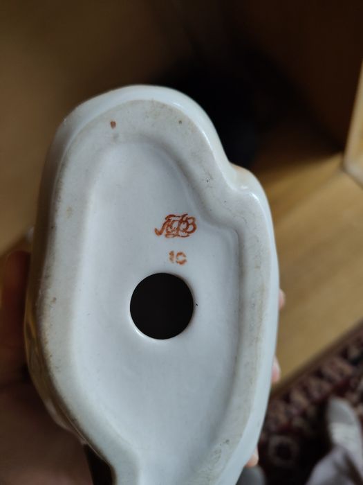 Figurka Łomonosow Ceramiczna porcelana Kaczka