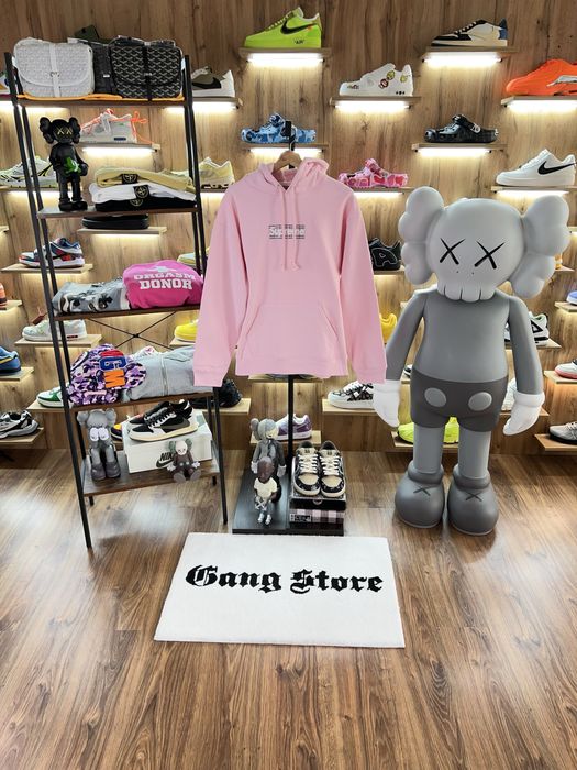Худі Supreme x Burberry Box Logo Pink