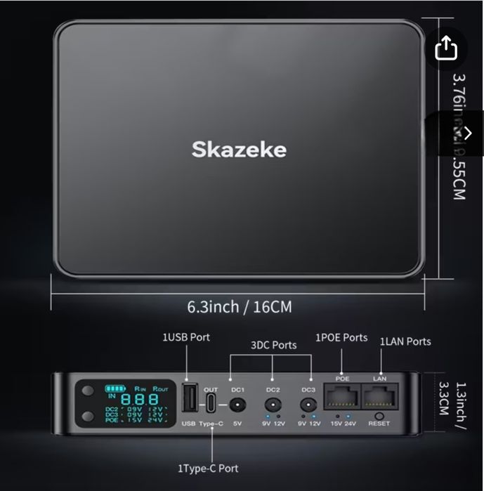 Павербанк для роутера, UPS, нова модель