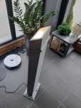 Słupek ogrodowy lampa stojaca 110 szary