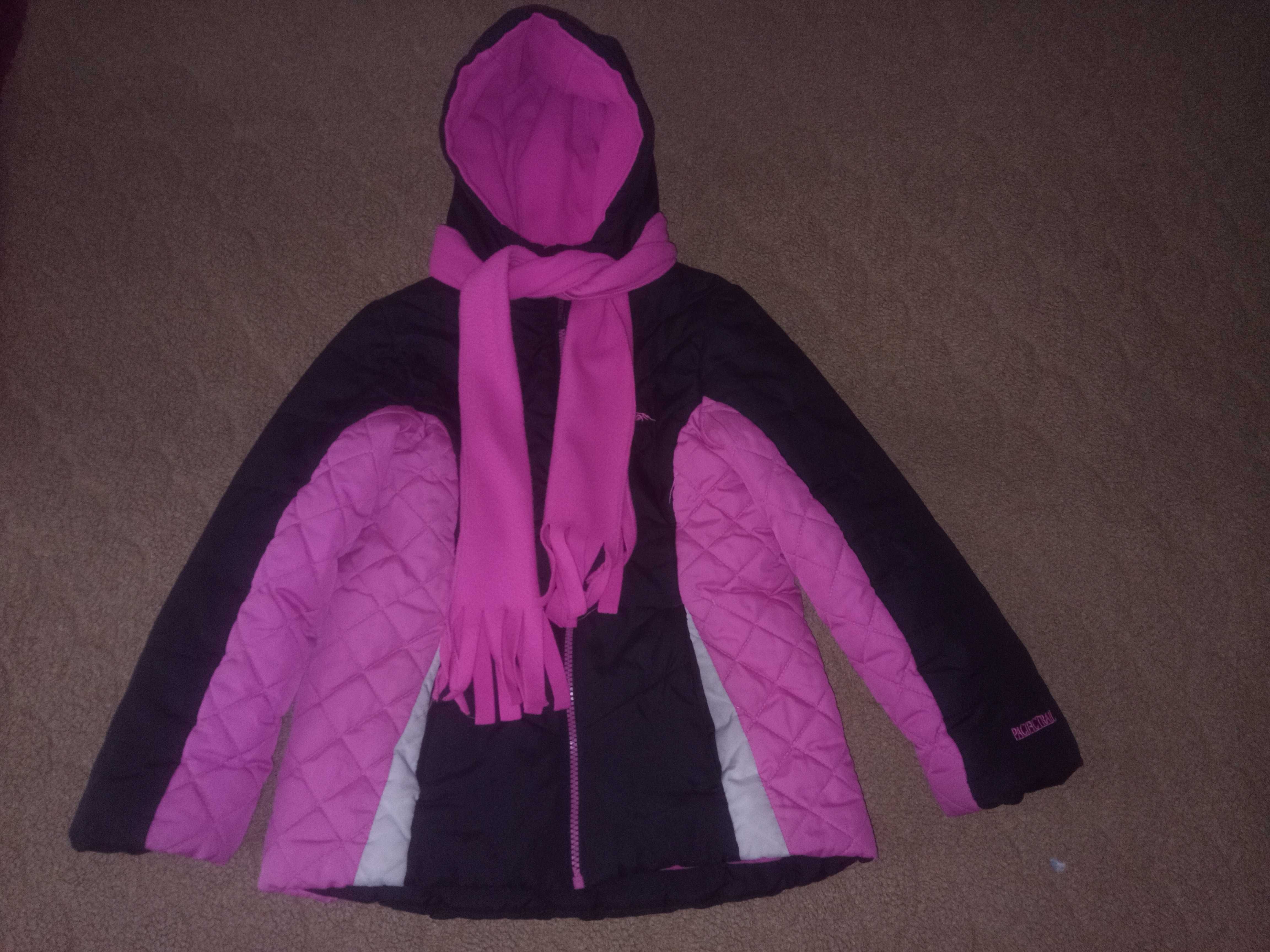 Куртка с шарфом еврозима Pacific Trail (Columbia) р 122-128 на 7-8 лет