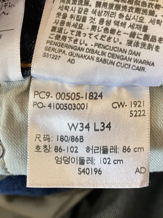 Джинси Levi's 501® Original Regular Fit розмір W34 L32