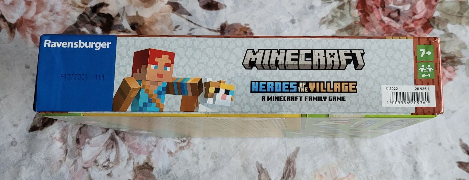 Gra planszowa Ravensburger Minecraft dla dzieci: Uratuj wioskę