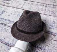 Brązowy kapelusz Skoczów vintage prl Skoczów huron effect efekt