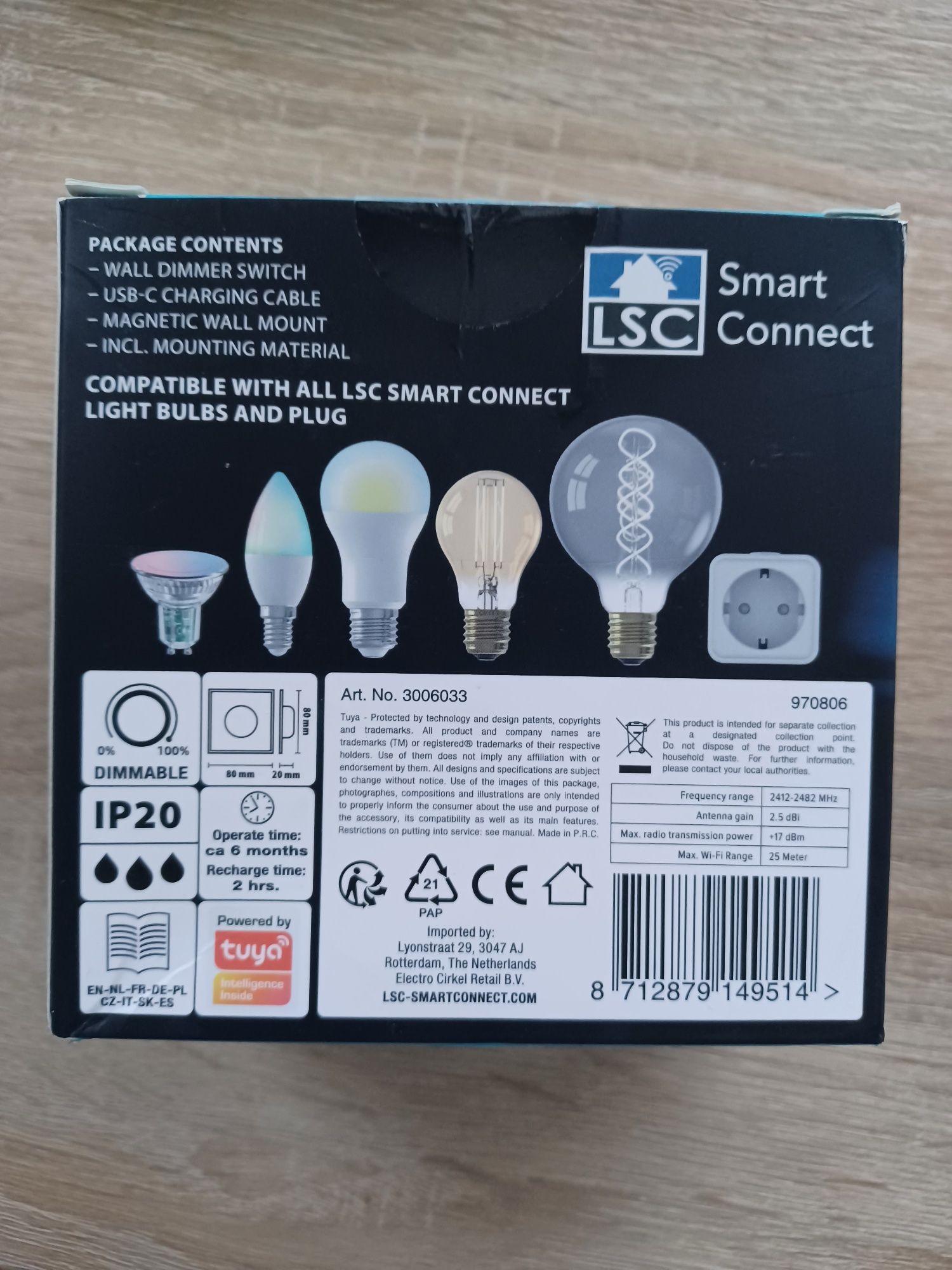 Inteligentny ściemniacz lsc smart conect