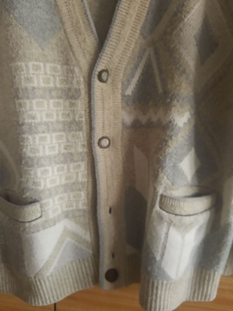 Sweter męski rozpinany