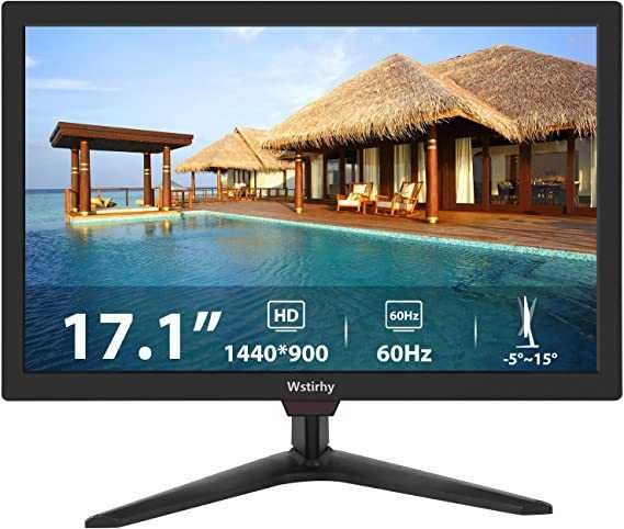 Monitor 17-calowy CCTV + Pilot Wstirhy 1440x900 HDMI/VGA/BNC/AV/USB