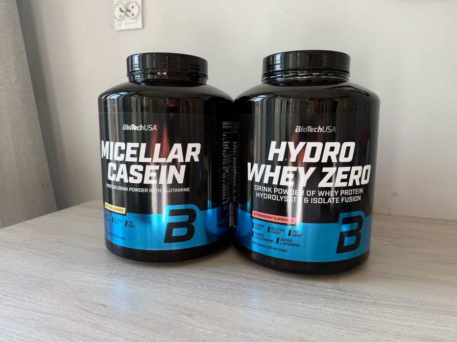 BioTech Micellar Casein 2270g Wanilia + Hydro Whey Zero 1816g