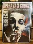 Plakat teatralny opera za 3 grosze 100x79