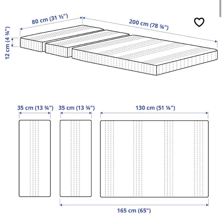 Cama criança Ikea MINNEN + colchão ÖMSINT