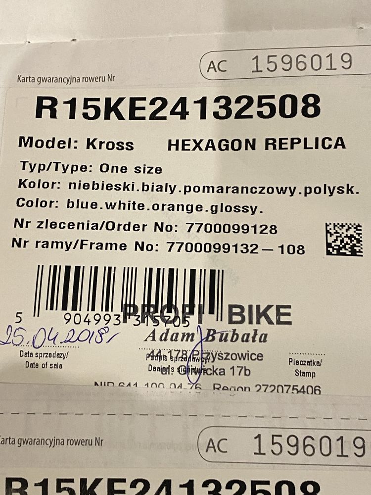 Rower Kross Hexagon 24” Stan bardzo dobry