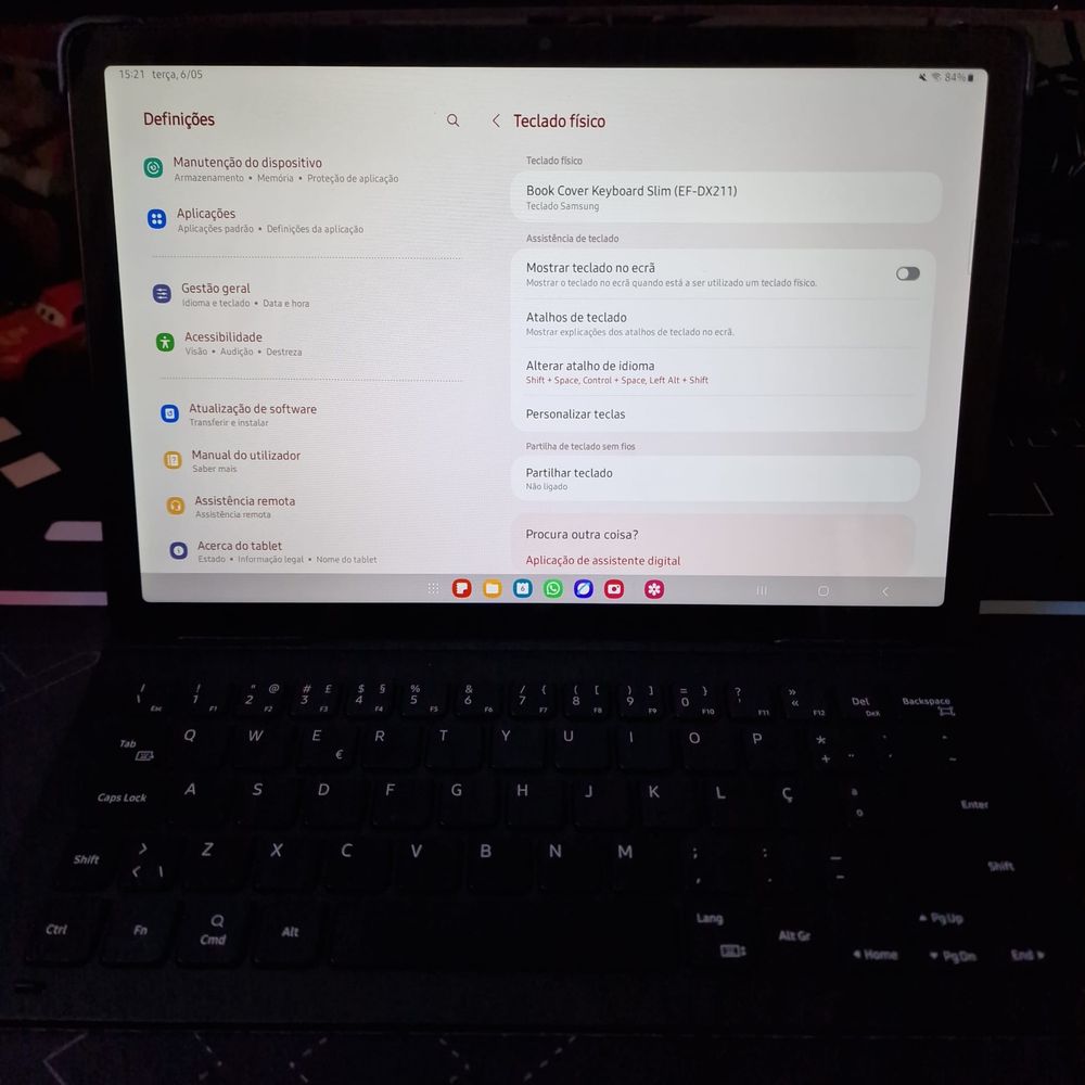 Galaxy Tab A9+ com teclado EDIÇÃO LIMITADA