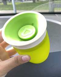 Чашка-непроливайка Munchkin Miracle 360, 200 мл Зеленая