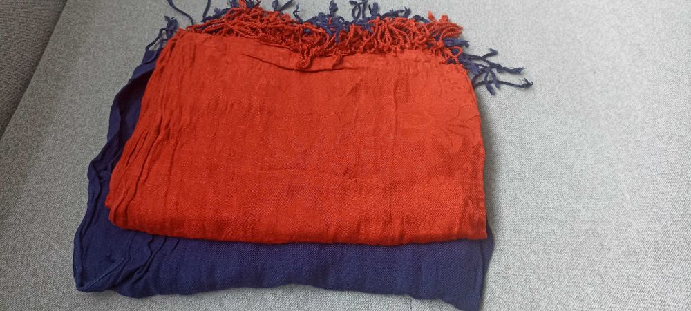 Szale jesienne długie