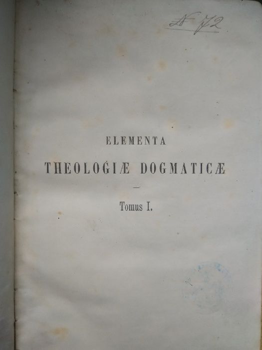 Podstawy teologii dogmatycznej z XIX wieku