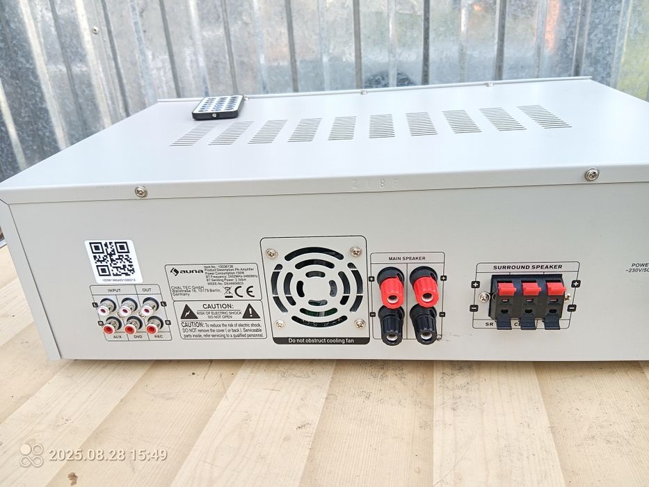 AUNA AMP-218 BT Kompaktowy cyfrowy wzmacniacz surround 5.1 USB SD

Cen