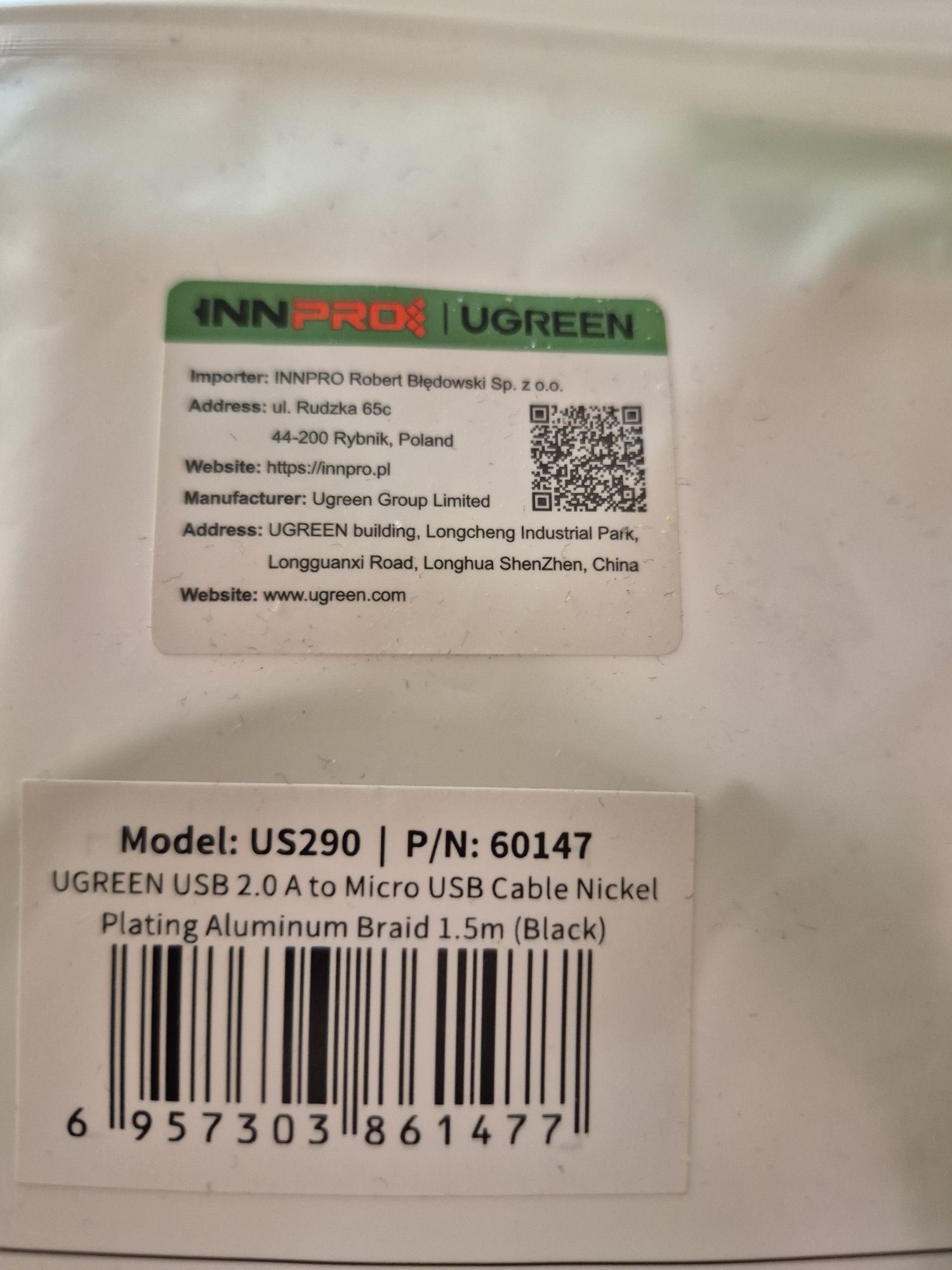 Kabel Gren USB mikro