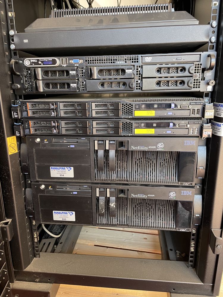 Serwerownia serwer hp dl360 g10 IBM szafa Dell Adax Koźle