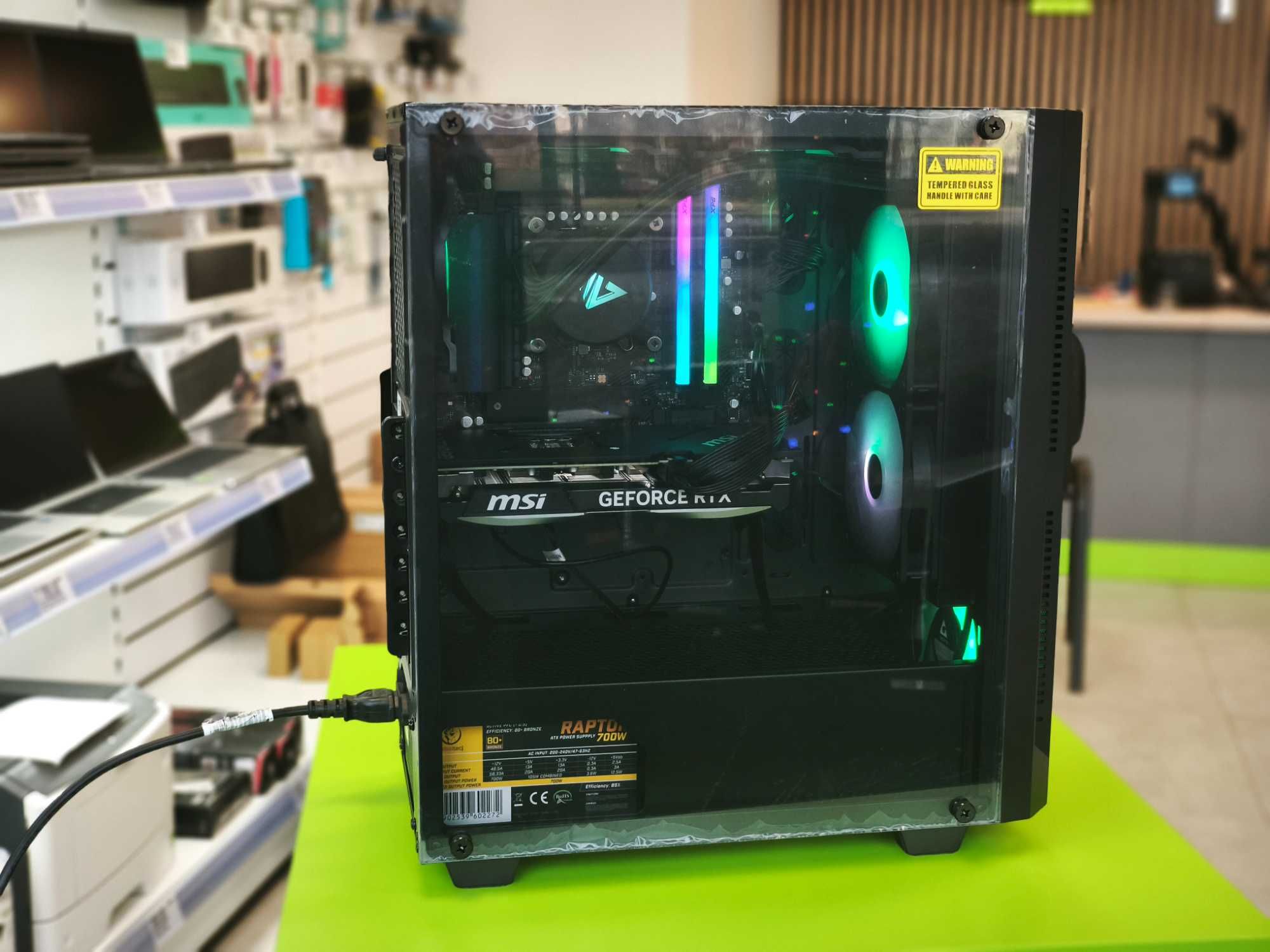 Nowy Komputer Gamingowy i7-14Gen 32GB DDR5 1TB RTX 3060 12GB W11
