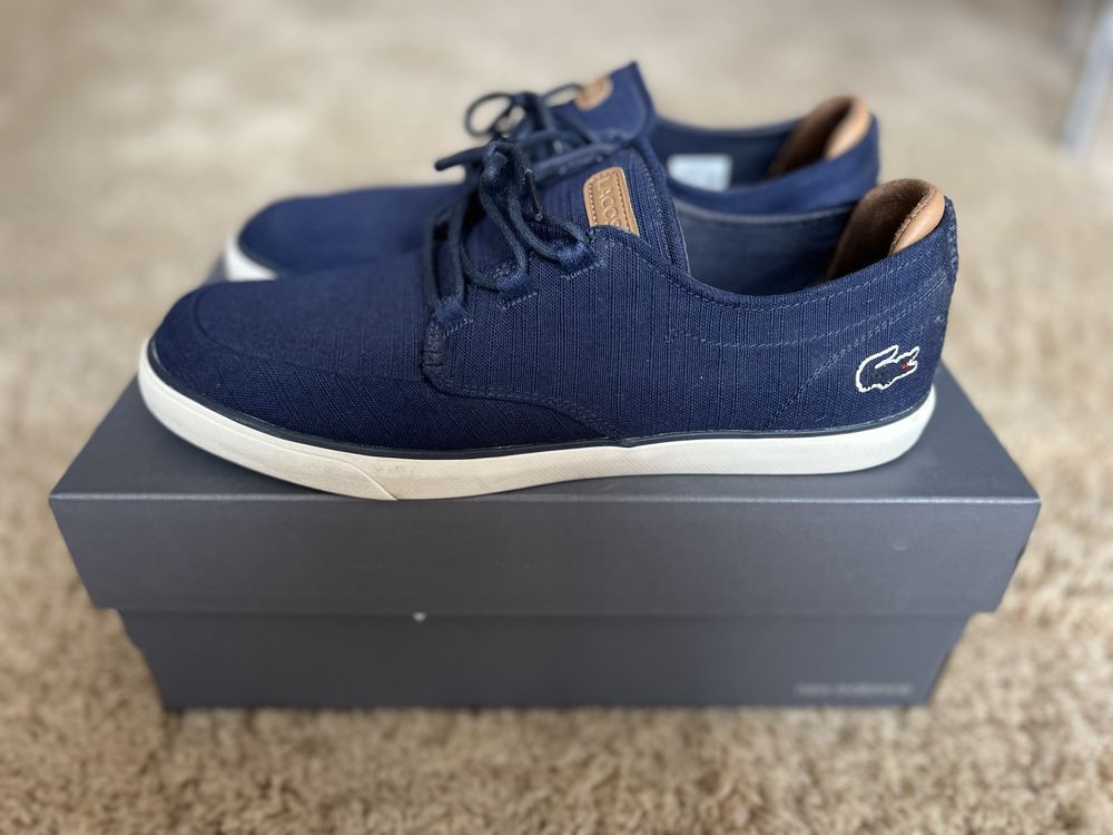 Чоловічі кеди Lacoste 43 р. 28 см.оригінал стан ідеал