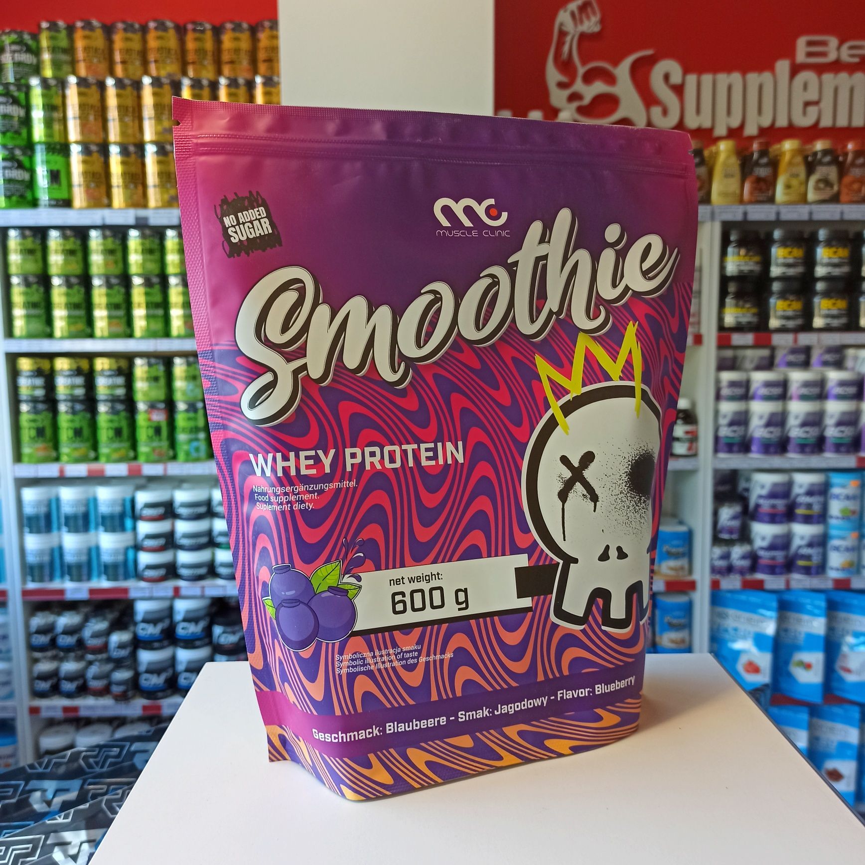 Muscle Clinic Smoothie Whey 600g Szejk Wysokobiałkowy Białko WPC