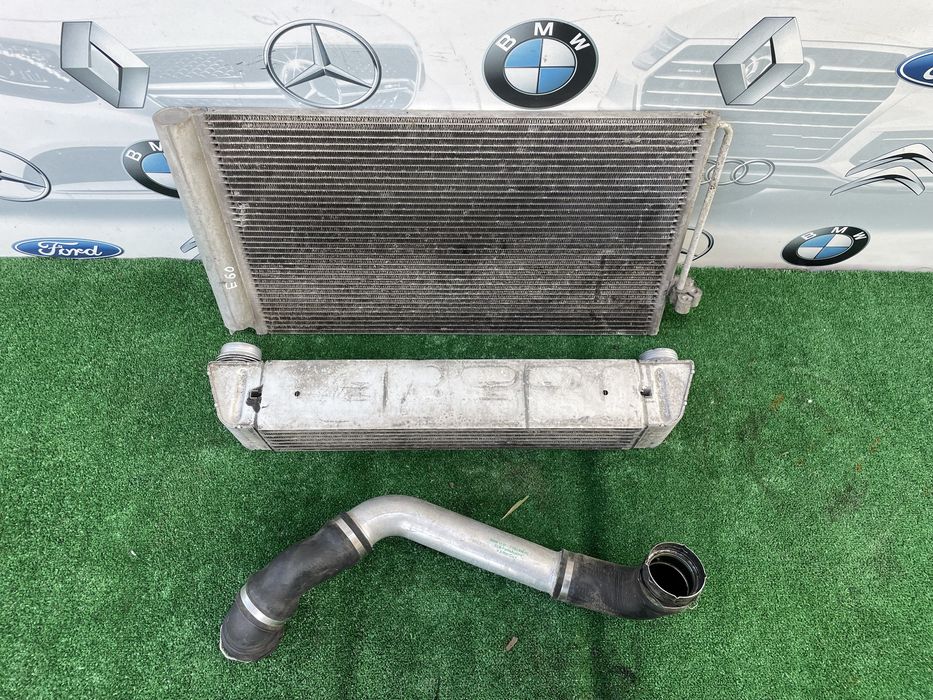 Интеркуллер Е60 Е61 радиатор кондиционера BMW E60 E61