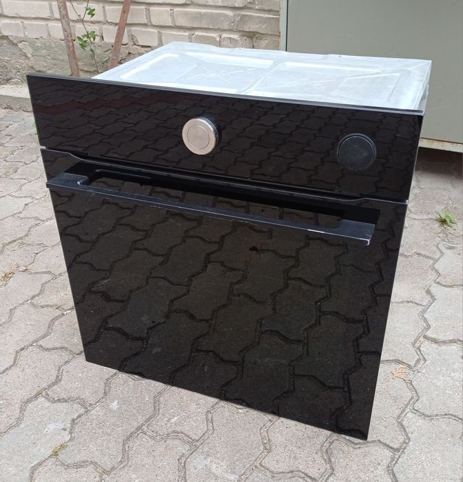 Вбудована духовка пароварка 2в1 Ikea UESP45NH піроліз чорна