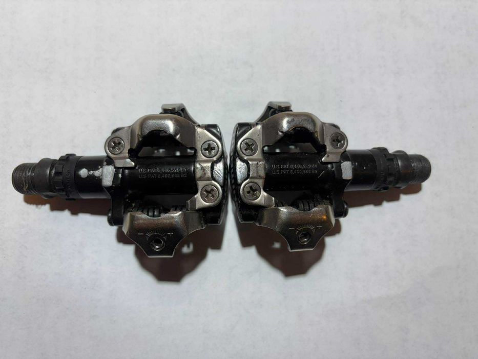 Dwie pary RAZEM - Pedały rowerowe Shimano  PD-M636 i PD-M520 używane
