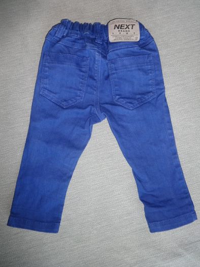 Классные синие штаны джинсы на мальчика девочку 6-9 мес 68-74см