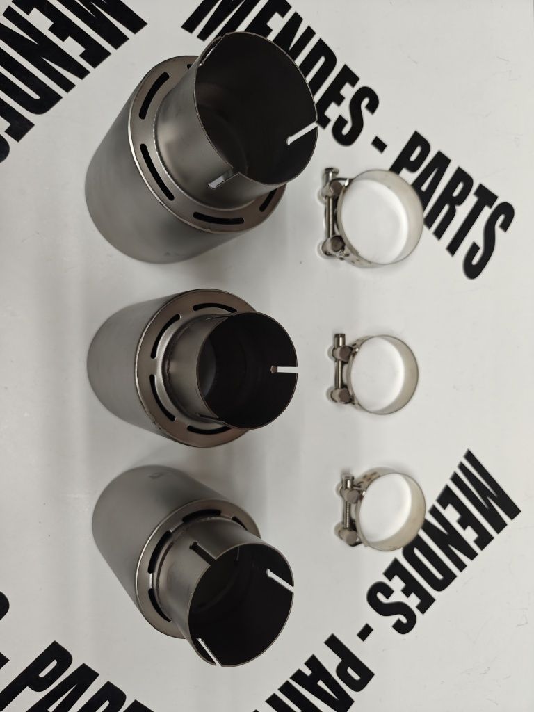 Ponteiras style akrapovic inox