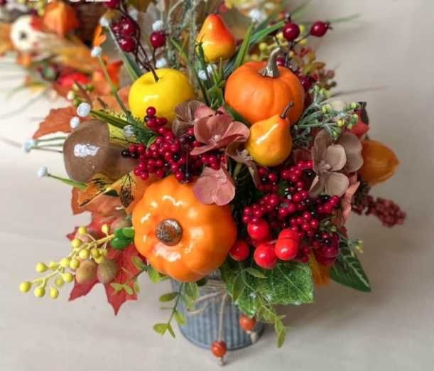 Композиція осінь, декор осінь, декор ручної роботи, осіння композиція