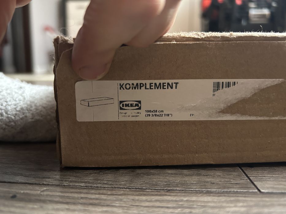 Szuflada do szafy Paxx biała